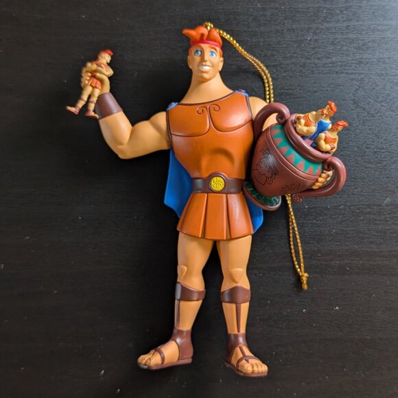 Hercules - Boxed Disney Christmas Magic Ornament - Vintage 90s Groiler 26231 147 - Picture 4 of 7